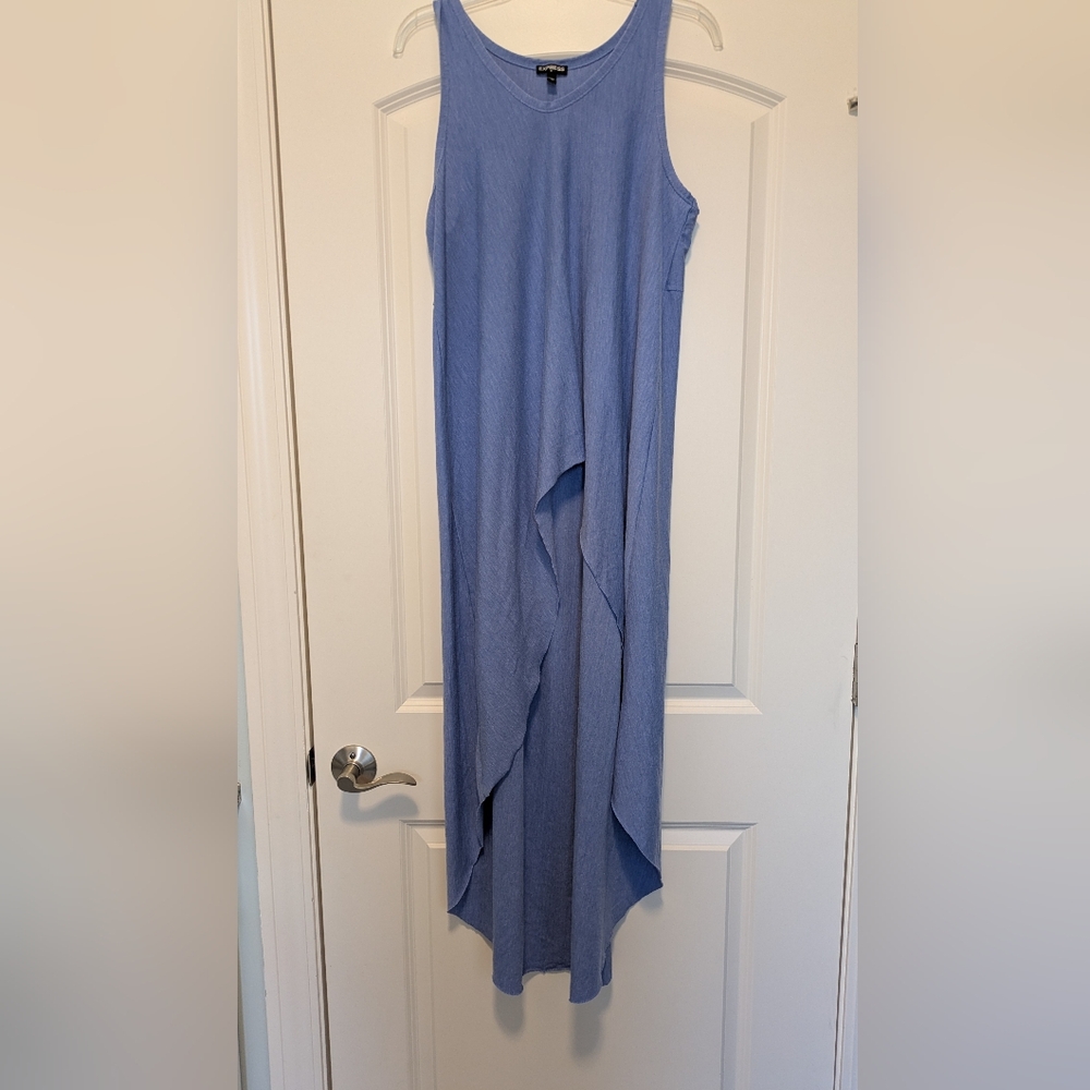 Express‎ Asymmetrical Blue Top